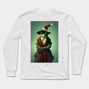 Kawaii Frog Christmas Santa Long Sleeve T-Shirt